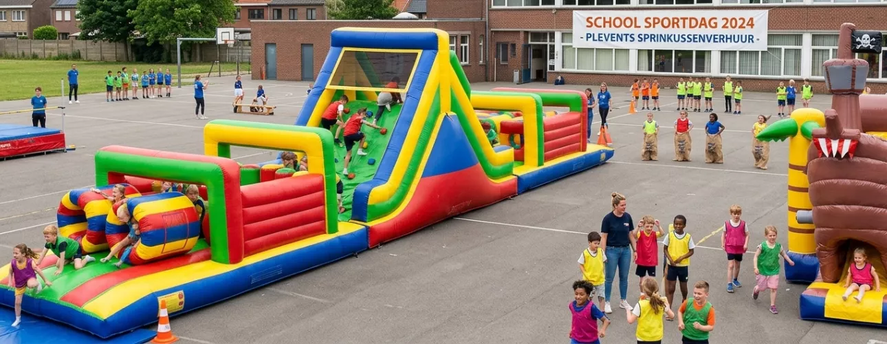 Sportdag organiseren met Springkussenverhuur Roermond