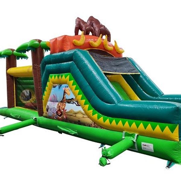 Stormbaan Jungle met glijbaan 10m