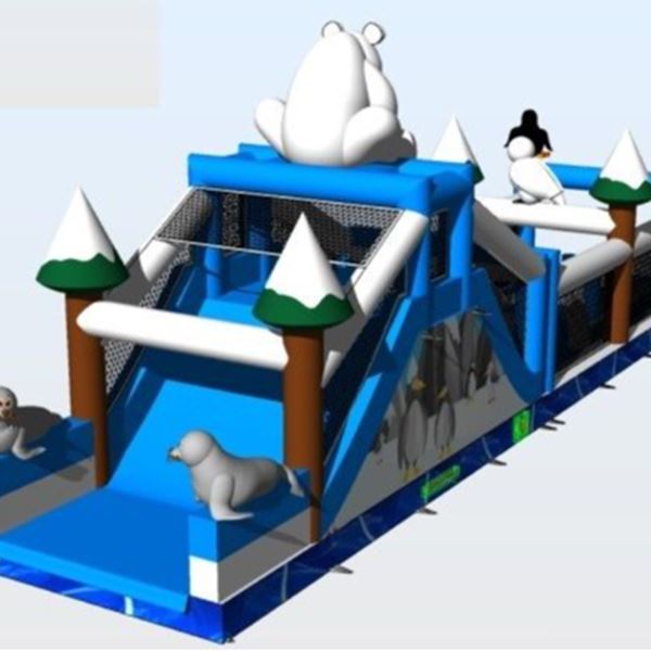 Stormbaan Winter Run 17x4m Stormbaan Winter Run 17x4m