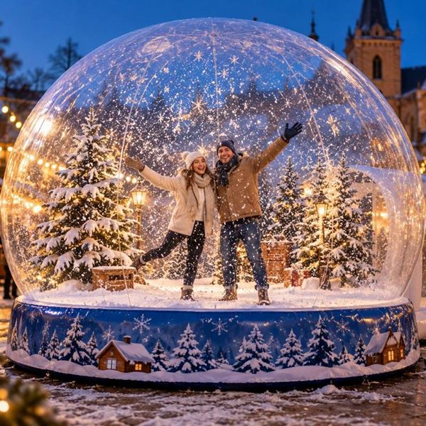 Opblaasbare Snowglobe huren