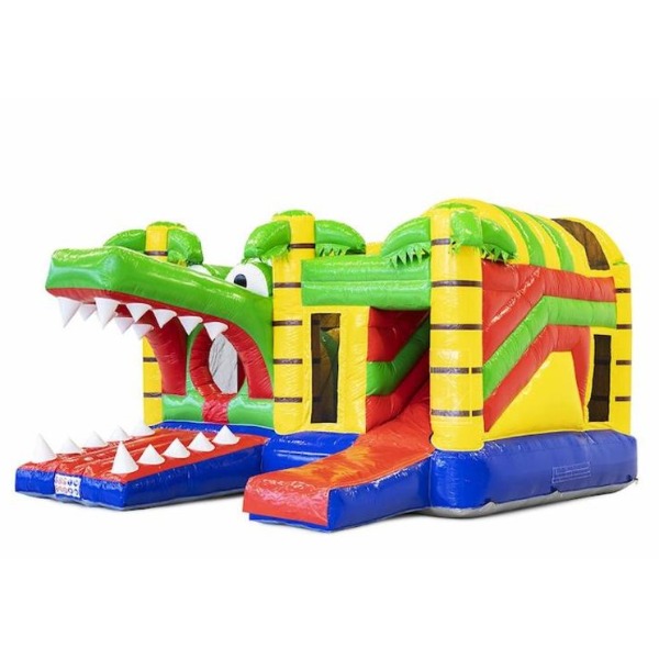 Springkussen Multiplay Krokodil 6x5m